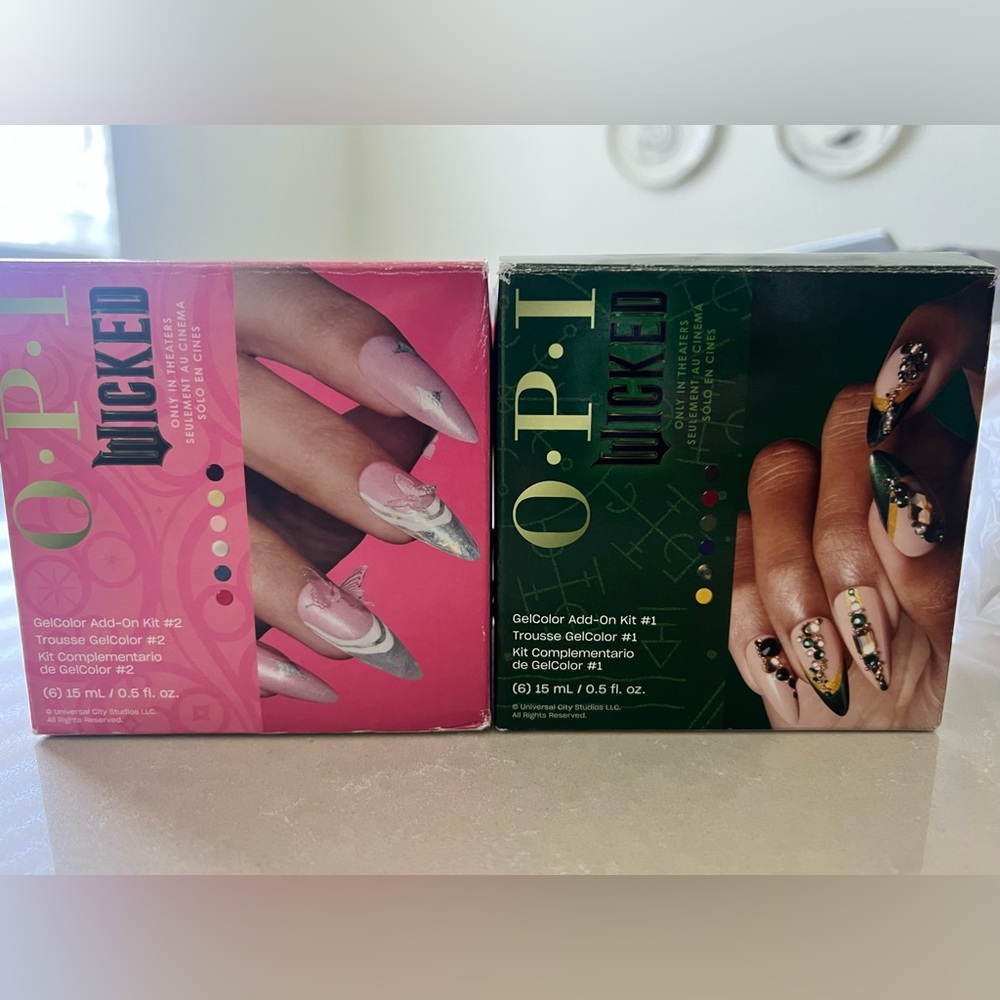 OPI Wicked Nail Polish Set - Pink and Green
